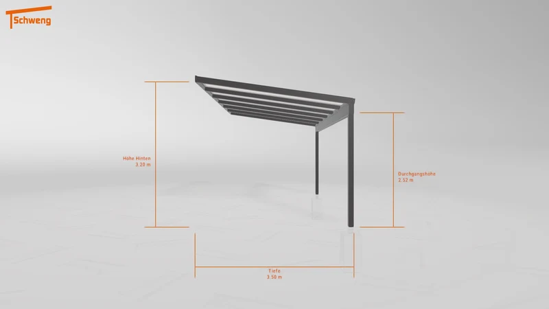#DE Schweng Pultdachcarport S350 (ID pbqxrb) #MTG