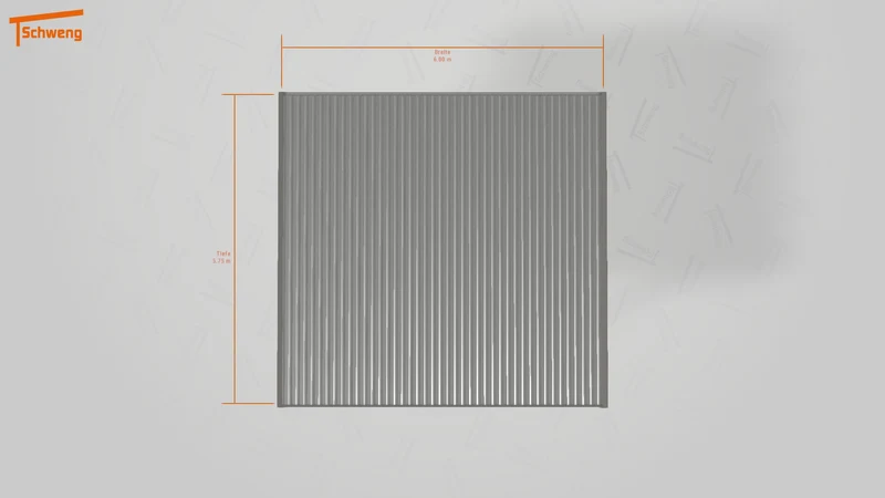 #DE Schweng Flachdachcarport C600+ (ID g7gwmq) #MTG