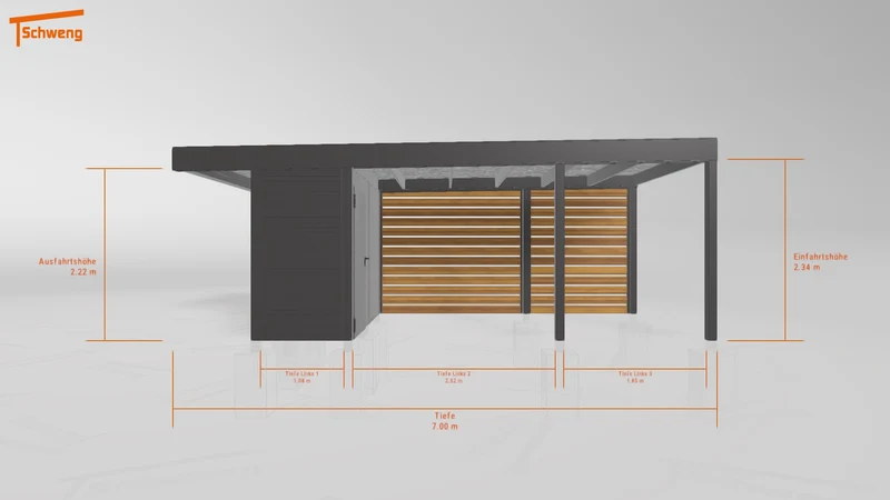 #DE Schweng Flachdachcarport C600+ (ID v4rxwn) #MTG