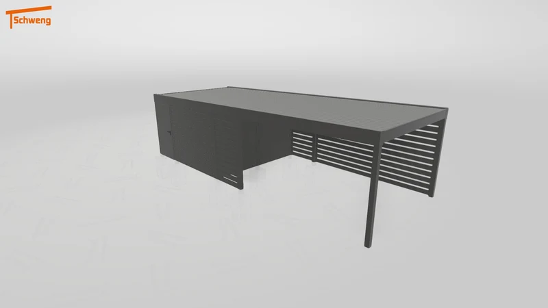 #DE Schweng Flachdachcarport C600 (ID bkg5xp) #MTG
