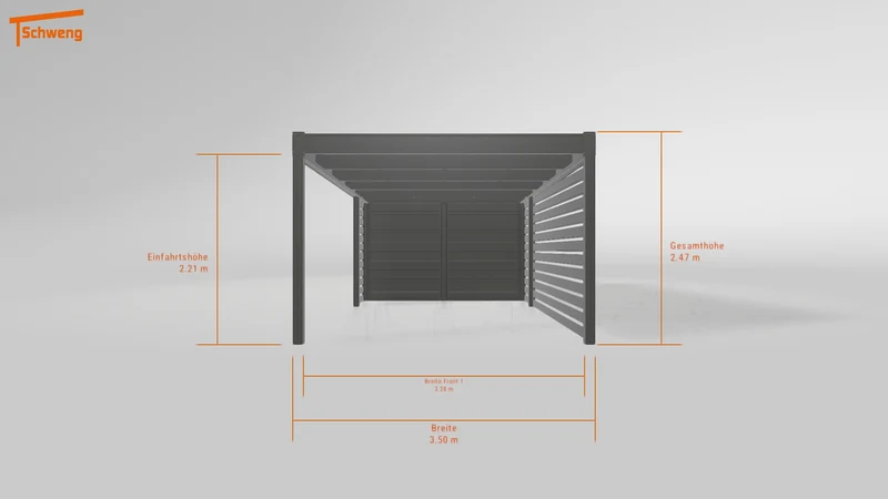 #DE Schweng Flachdachcarport C600 (ID bkg5xp) #MTG