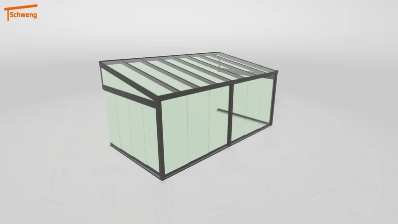 #DE Schweng Terrassenüberdachung S400 (ID w3n8zr)