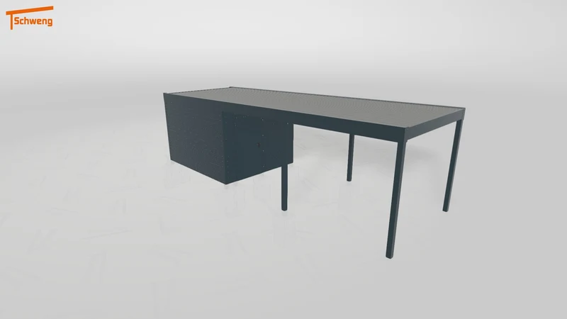 #DE Schweng Flachdachcarport C600 (ID mjrjkj) #MTG