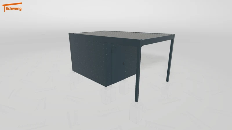 #DE Schweng Flachdachcarport C600 (ID zbxb9v) #MTG