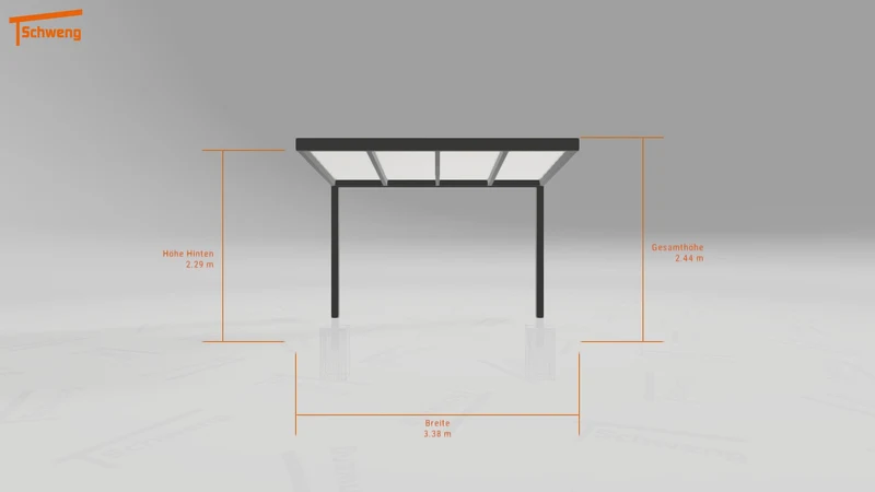 #DE Schweng Terrassenüberdachung S350 (ID jjrjdw)
