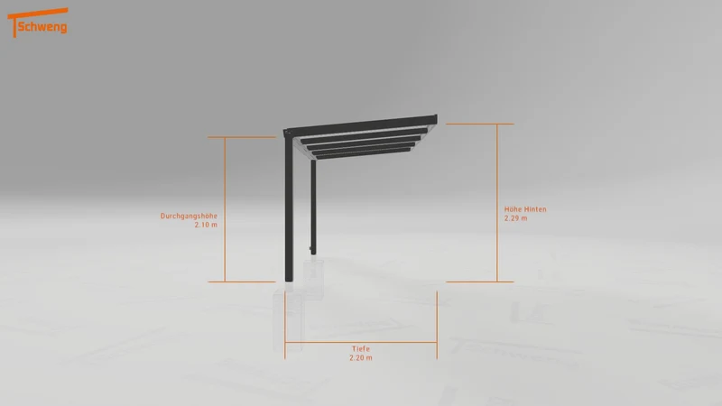 #DE Schweng Terrassenüberdachung S350 (ID jjrjdw)