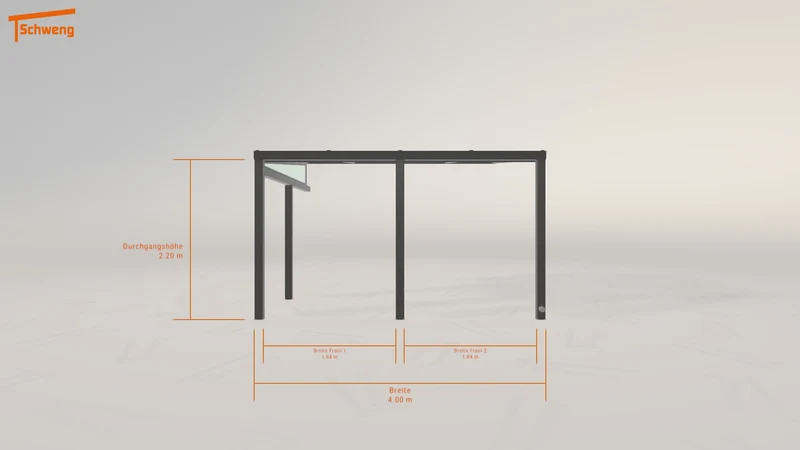 #DE Schweng Pultdachcarport S350 (ID 5mgxn4) #MTG