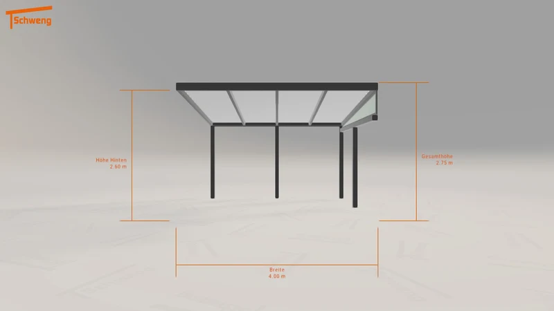 #DE Schweng Pultdachcarport S350 (ID 5mgxn4) #MTG
