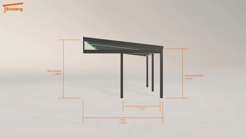 #DE Schweng Pultdachcarport S350 (ID 5mgxn4) #MTG
