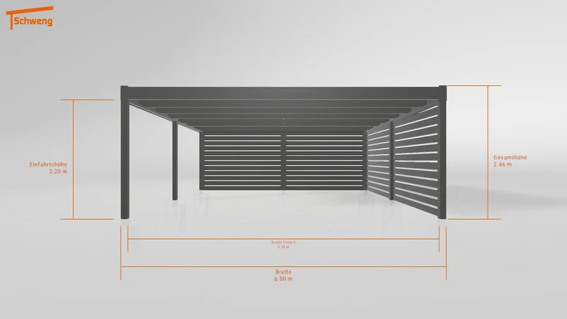 #DE Schweng Flachdachcarport C600+ (ID jj9b7b) #MTG