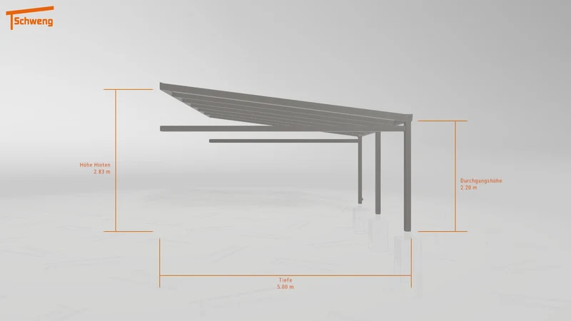 #DE Schweng Terrassenüberdachung S400 (ID 2qxz3g)