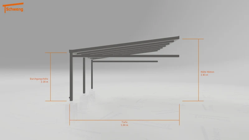 #DE Schweng Terrassenüberdachung S400 (ID 2qxz3g)