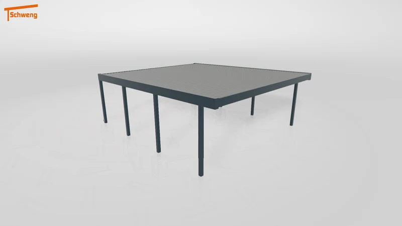 #DE Schweng Flachdachcarport C600+ (ID dv3y2b)