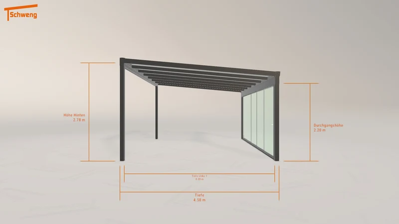 #DE Schweng Terrassenüberdachung S400 (ID pbdkp2)