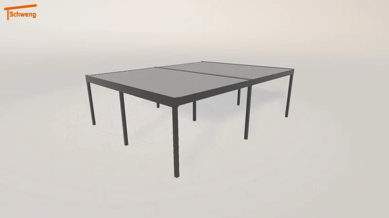 #DE Schweng Flachdachcarport C600+ (ID x733w4) #MTG