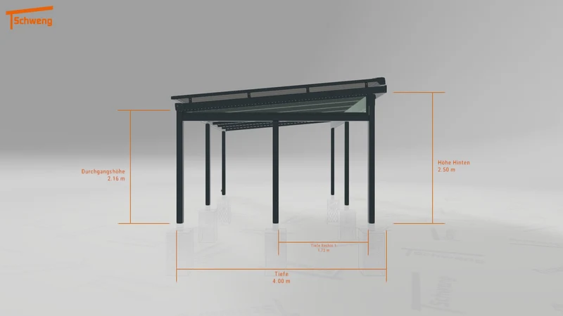#DE Schweng Terrassenüberdachung S400 (ID bkgw35)