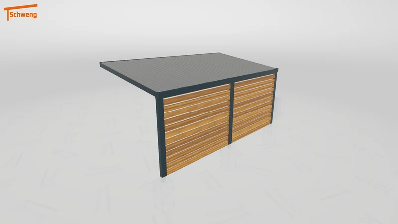 #DE Schweng Pultdachcarport S400 (ID 5mwykd) #MTG