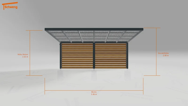 #DE Schweng Pultdachcarport S400 (ID 5mwykd) #MTG