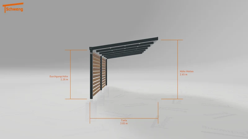 #DE Schweng Pultdachcarport S400 (ID 5mwykd) #MTG