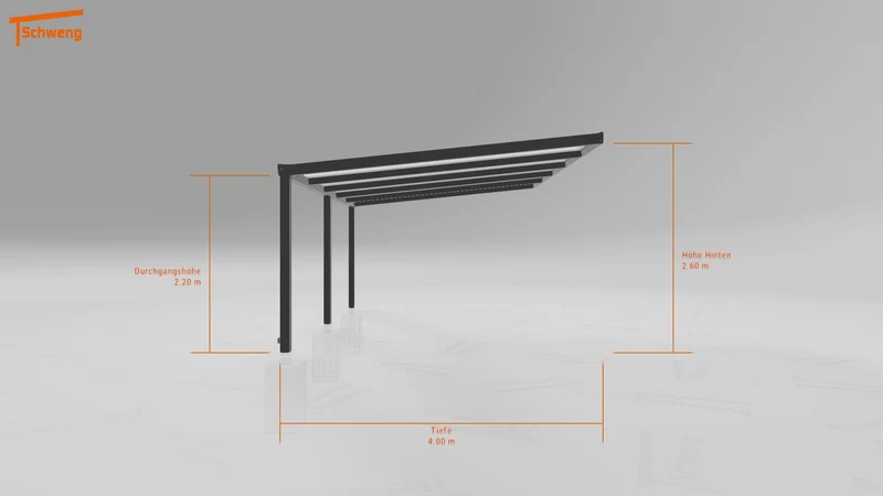 #DE Schweng Terrassenüberdachung S400 (ID 9wpmqy)