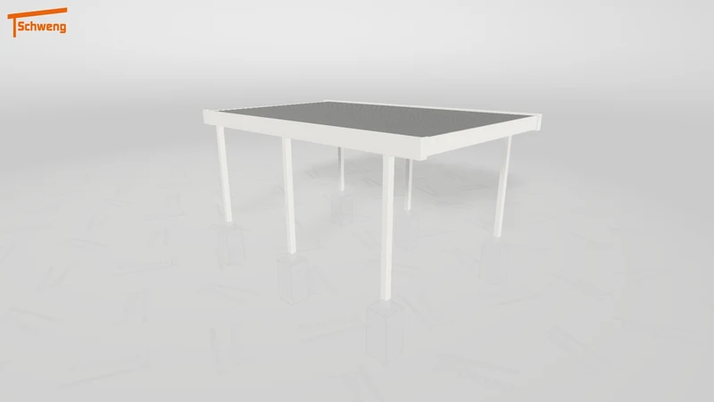 #DE Schweng Flachdachcarport C600 (ID qdwrk8)
