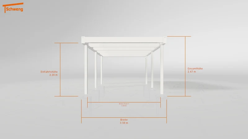 #DE Schweng Flachdachcarport C600 (ID qdwrk8)