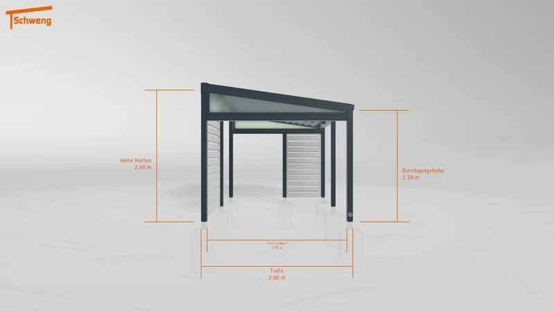 #DE Schweng Terrassenüberdachung S350 (ID v4r8x3)