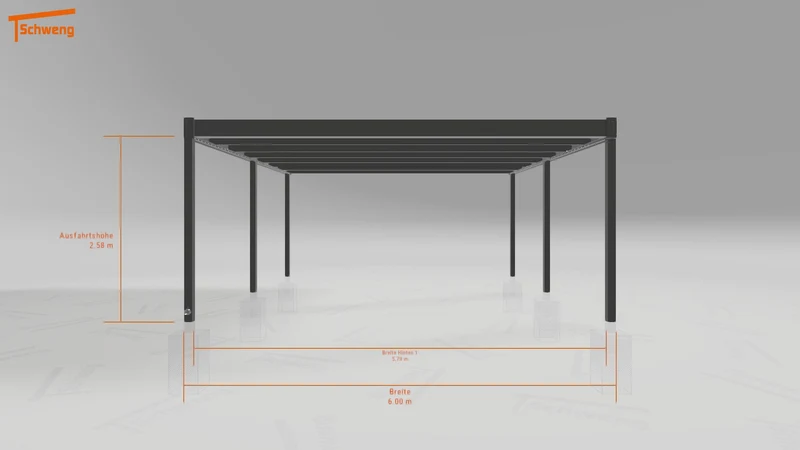 #DE Schweng Flachdachcarport C600 (ID zbgnzy) #MTG