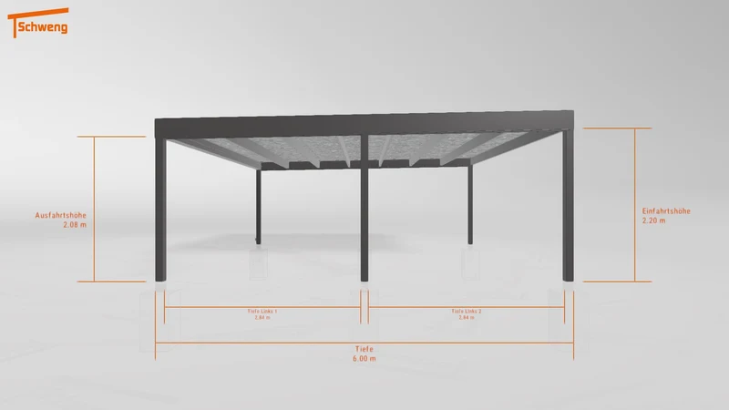 #DE Schweng Flachdachcarport C600 (ID 5m9q8w) #MTG