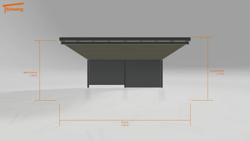 #DE Schweng Terrassenüberdachung S400 (ID yg7xyk)
