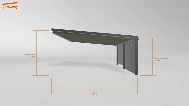 #DE Schweng Terrassenüberdachung S400 (ID yg7xyk)