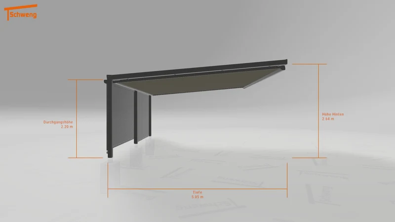 #DE Schweng Terrassenüberdachung S400 (ID yg7xyk)