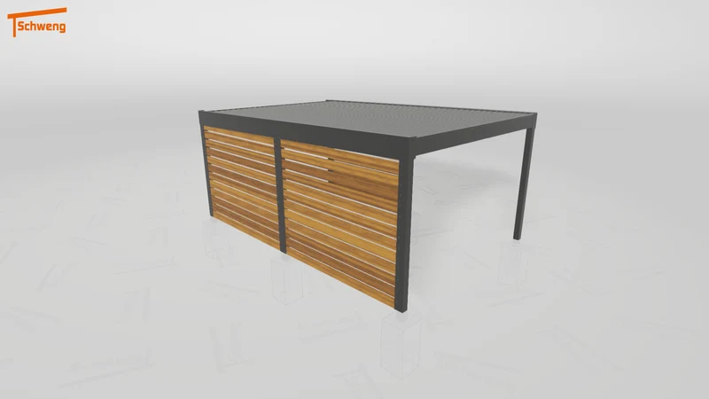 #DE Schweng Flachdachcarport C600 (ID 9wx7y5) #MTG