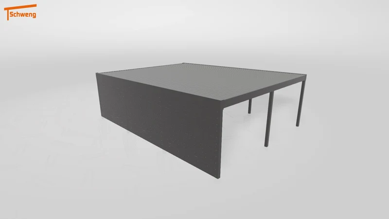 #DE Schweng Flachdachcarport C600+ (ID k2rbqk) #MTG