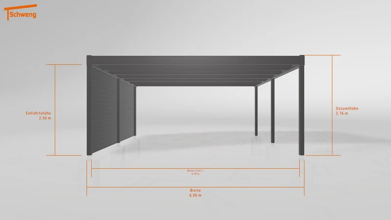 #DE Schweng Flachdachcarport C600 (ID x7ny78) #MTG