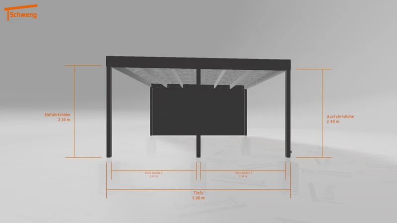 #DE Schweng Flachdachcarport C600 (ID x7ny78) #MTG