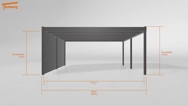 #DE Schweng Flachdachcarport C600+ (ID 5mwkmw) #MTG