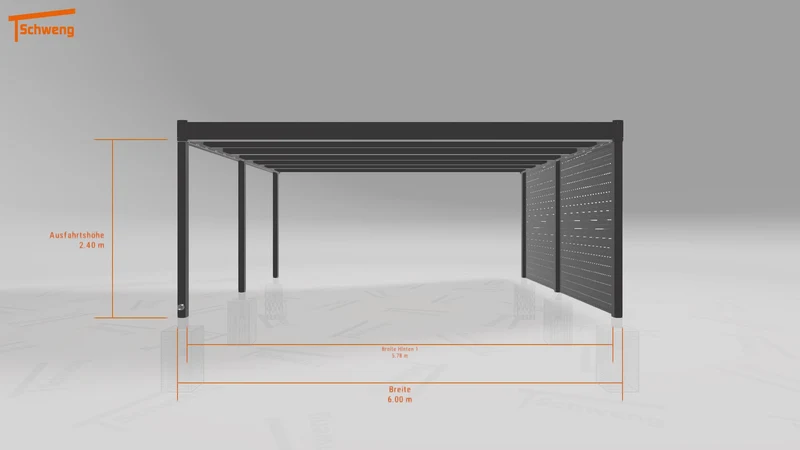 #DE Schweng Flachdachcarport C600+ (ID 5mwkmw) #MTG