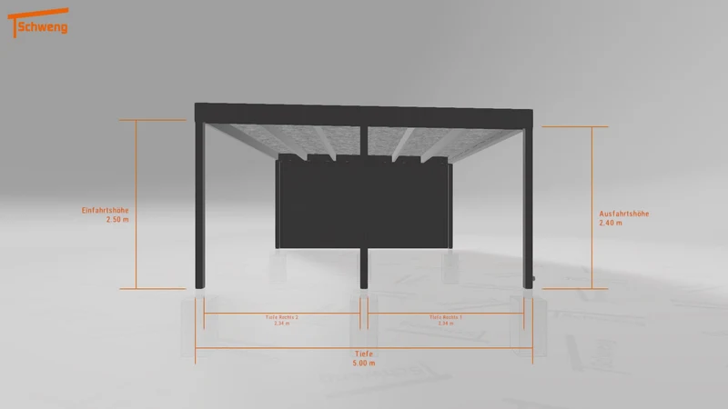 #DE Schweng Flachdachcarport C600+ (ID 5mwkmw) #MTG