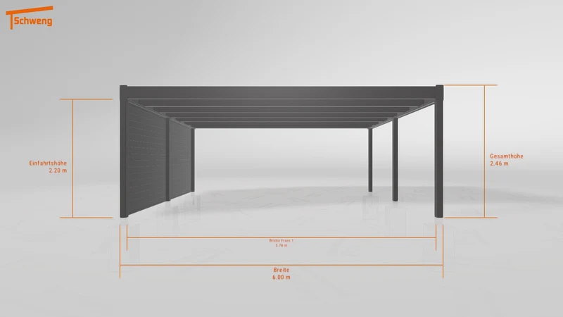 #DE Schweng Flachdachcarport C600+ (ID ygn5gk) #MTG