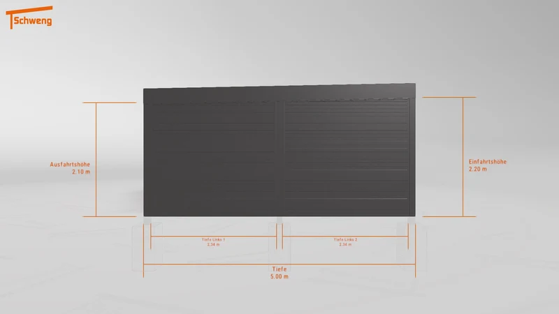 #DE Schweng Flachdachcarport C600+ (ID ygn5gk) #MTG