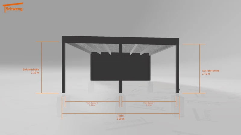 #DE Schweng Flachdachcarport C600+ (ID ygn5gk) #MTG