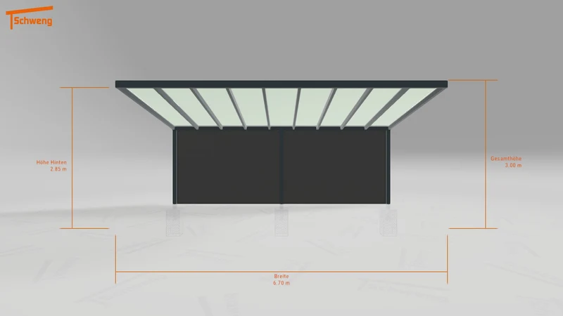 #DE Schweng Pultdachcarport S400 (ID g7gx7n) #MTG