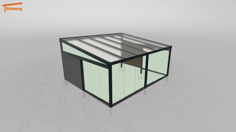 #DE Schweng Terrassenüberdachung S400 (ID ygnp8z)