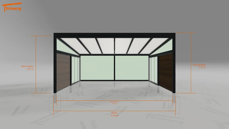 #DE Schweng Terrassenüberdachung S400 (ID ygnp8z)