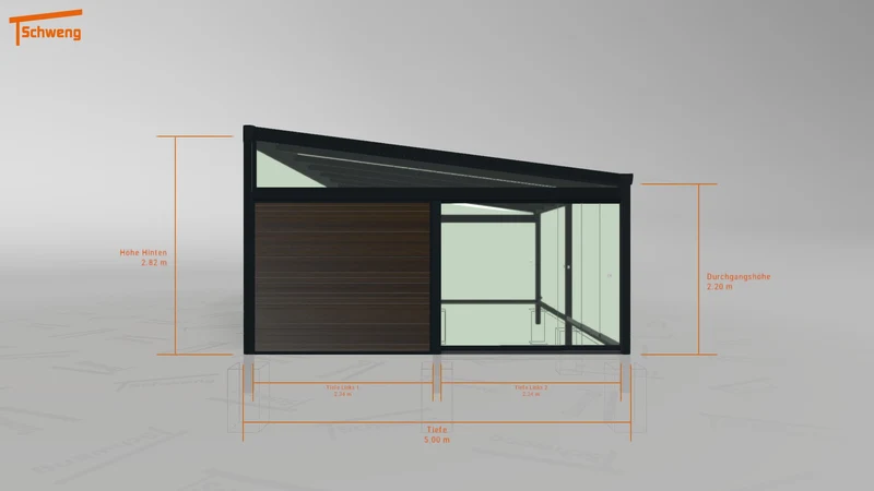 #DE Schweng Terrassenüberdachung S400 (ID ygnp8z)