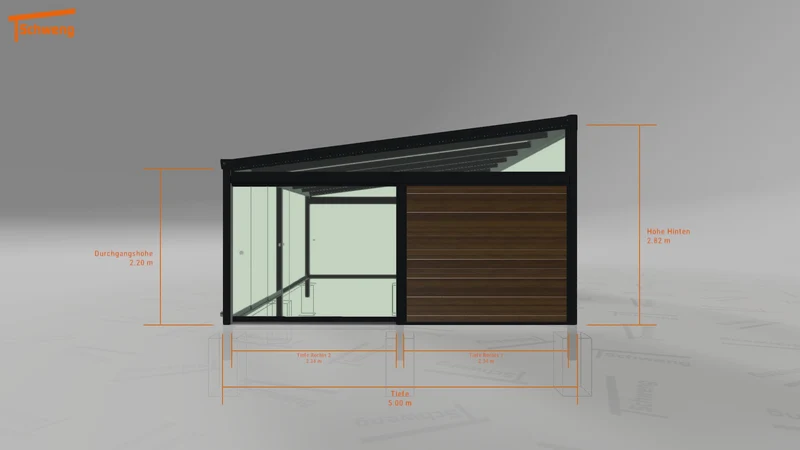 #DE Schweng Terrassenüberdachung S400 (ID ygnp8z)