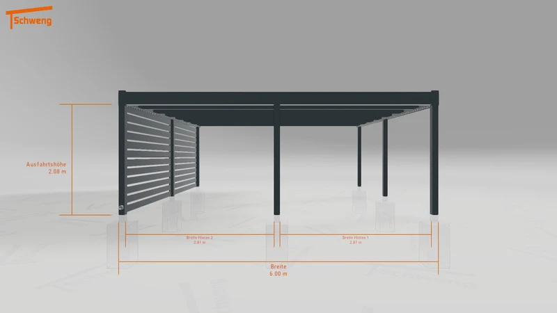#AT Schweng Flachdachcarport C600 (ID w3nw73) #MTG