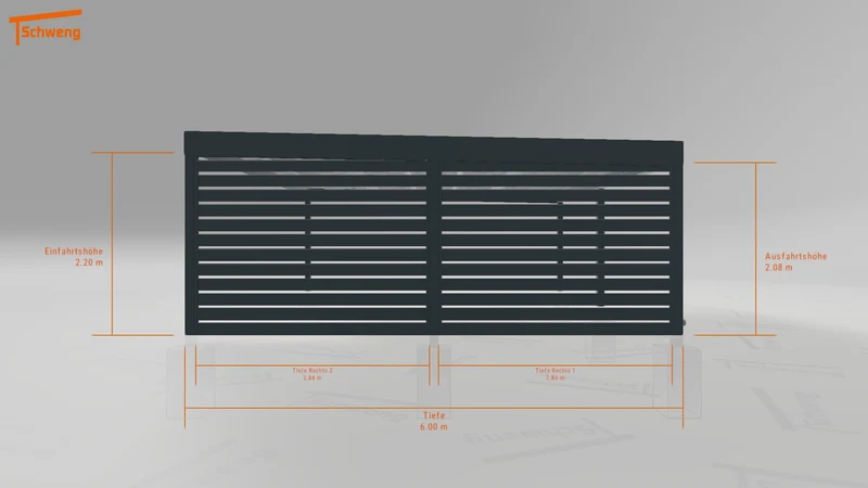 #AT Schweng Flachdachcarport C600 (ID w3nw73) #MTG