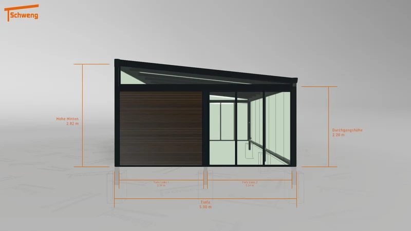 #DE Schweng Terrassenüberdachung S400 (ID n5xbdv)
